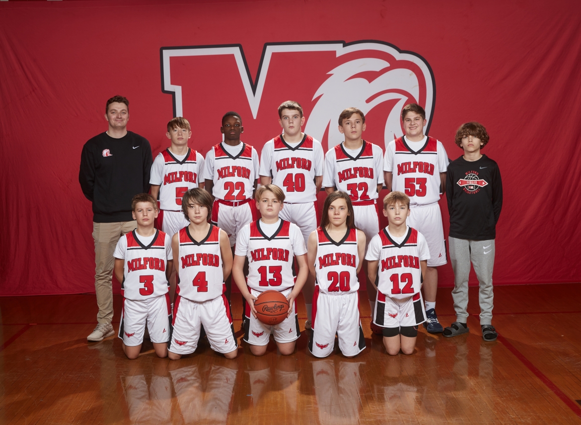 2023-24 7th Grade White Basketball Team